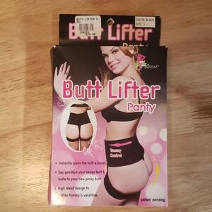 Butt Lifter Black Panty Sz Small